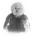 Jorgen Stubberud in winter fur clothing on the expedtion