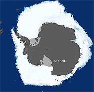 Sea ice maximum Sept 4th 2008