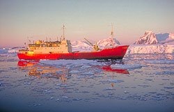 RRS Shackleton at Hope Bay