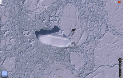Not a Secret Antarctic Ice ship