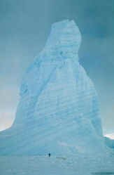 Antarctica towering ice berg