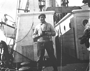 Dr. Wilson on board Terra Nova