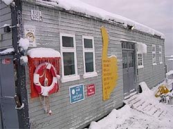 Verdansky - ex. Faraday base boating shed - picture courtesy "Faraday 1990"