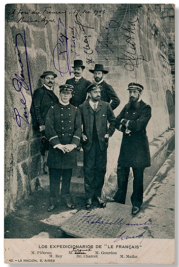 crew of the Francais, 1904