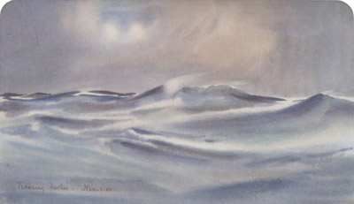 Edward Wilson, watercolour painting - Seals