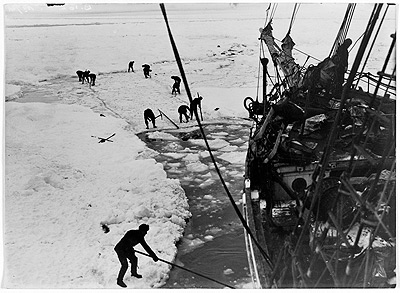 Endurance trapped in the Weddell Sea