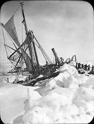Endurance salvage crushed ship