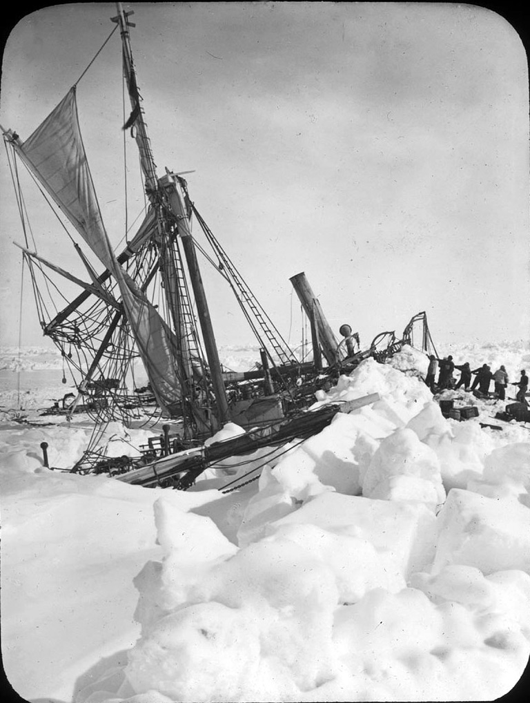 Endurance salvage crushed ship