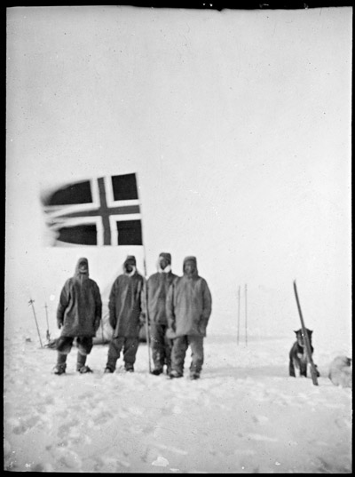 Amundsen at the pole