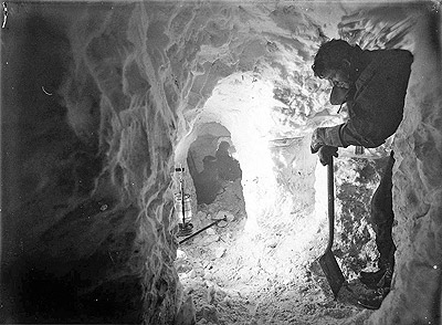 Catacombs leading to Hut Cape Denison Ninnis