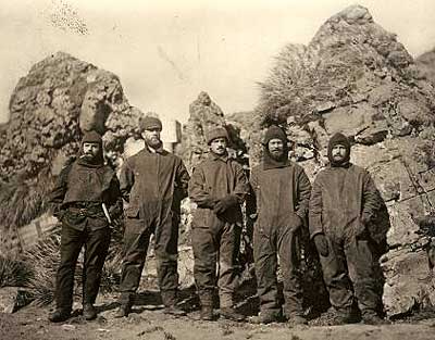 Staff of the Macquarie Island Station