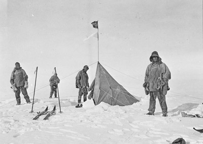 Scott at the South Pole