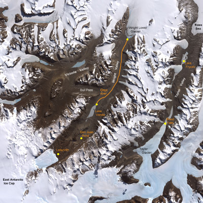 Dry Valleys Antarctica