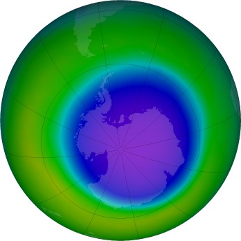 Antarctic Ozone October 2020