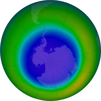 Antarctic Ozone September 2020