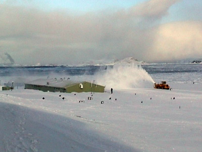 Bonner Lab Fire - Snow Blower