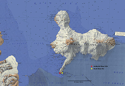 Ross Island map