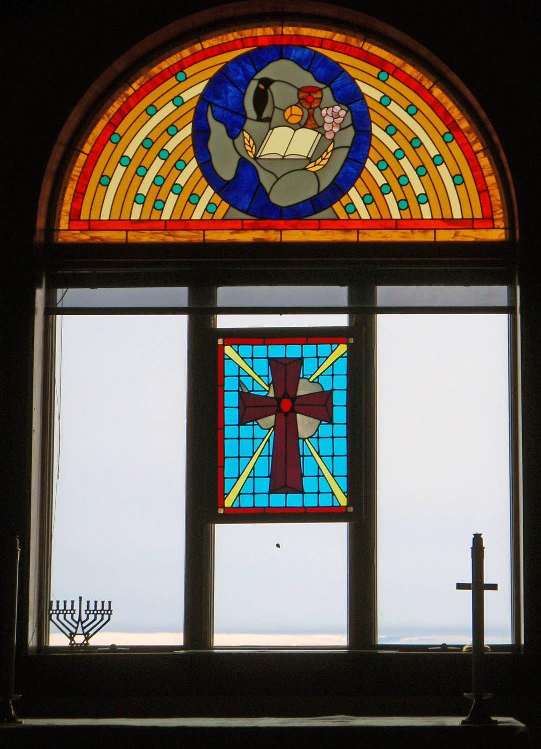 Chapel of the snows - Stained glass window