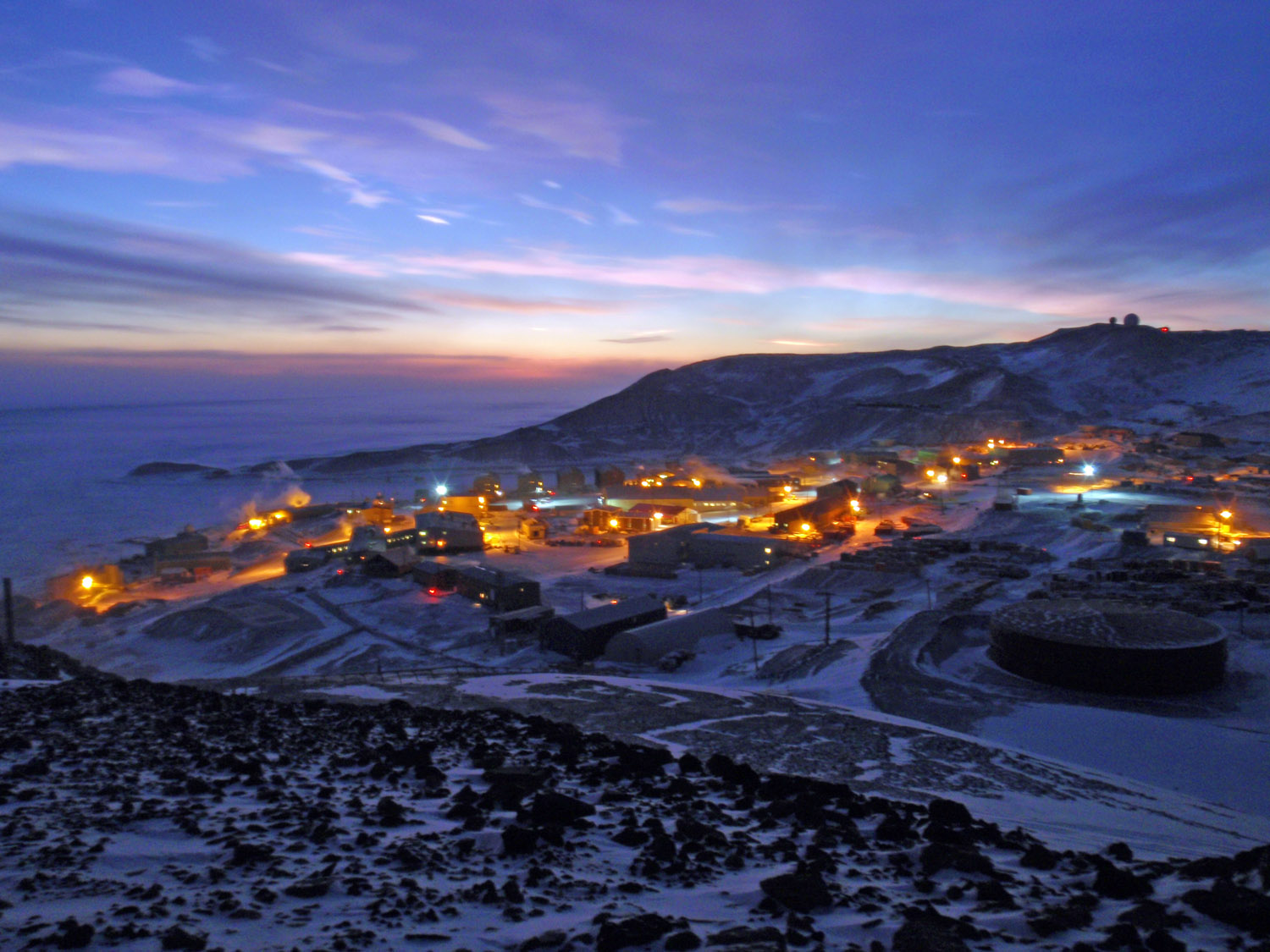 Nacreous Clouds over McMurdo