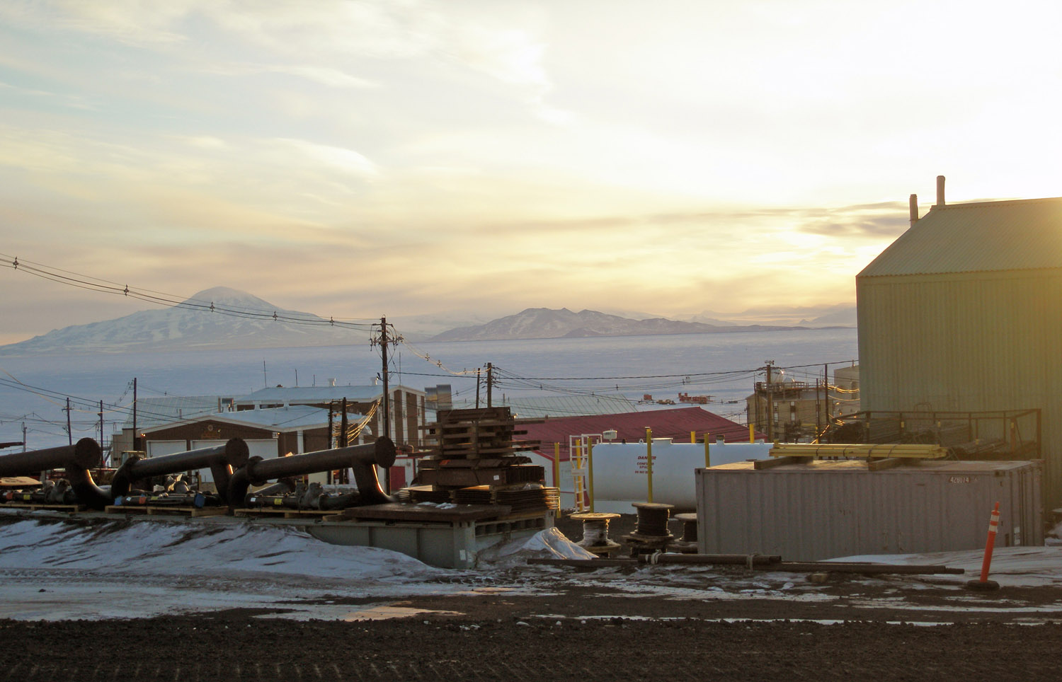 Evening (sort of) at McMurdo