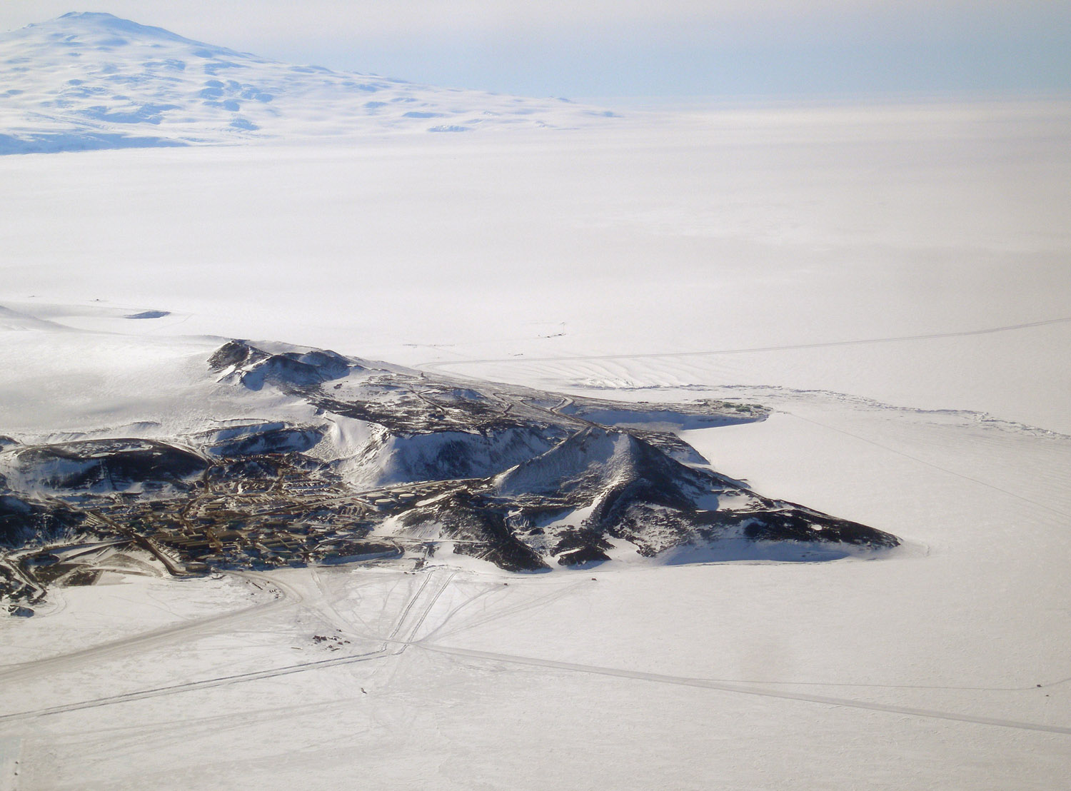 McMurdo, seen from an LC-130