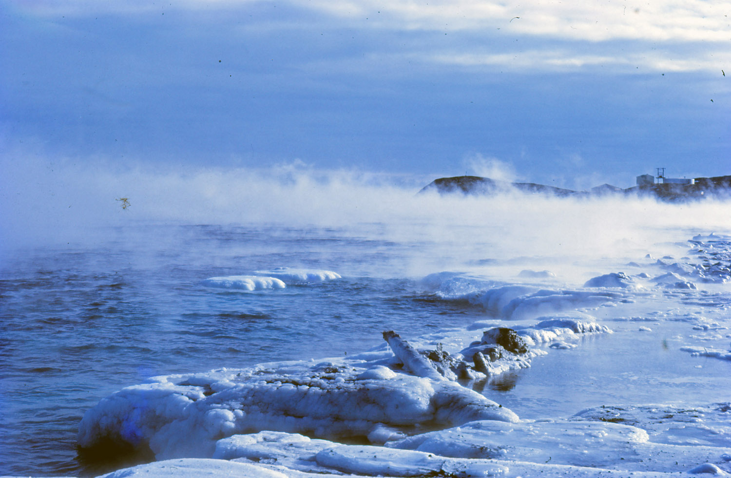 Sea Smoke in McMurdo Sound - 3