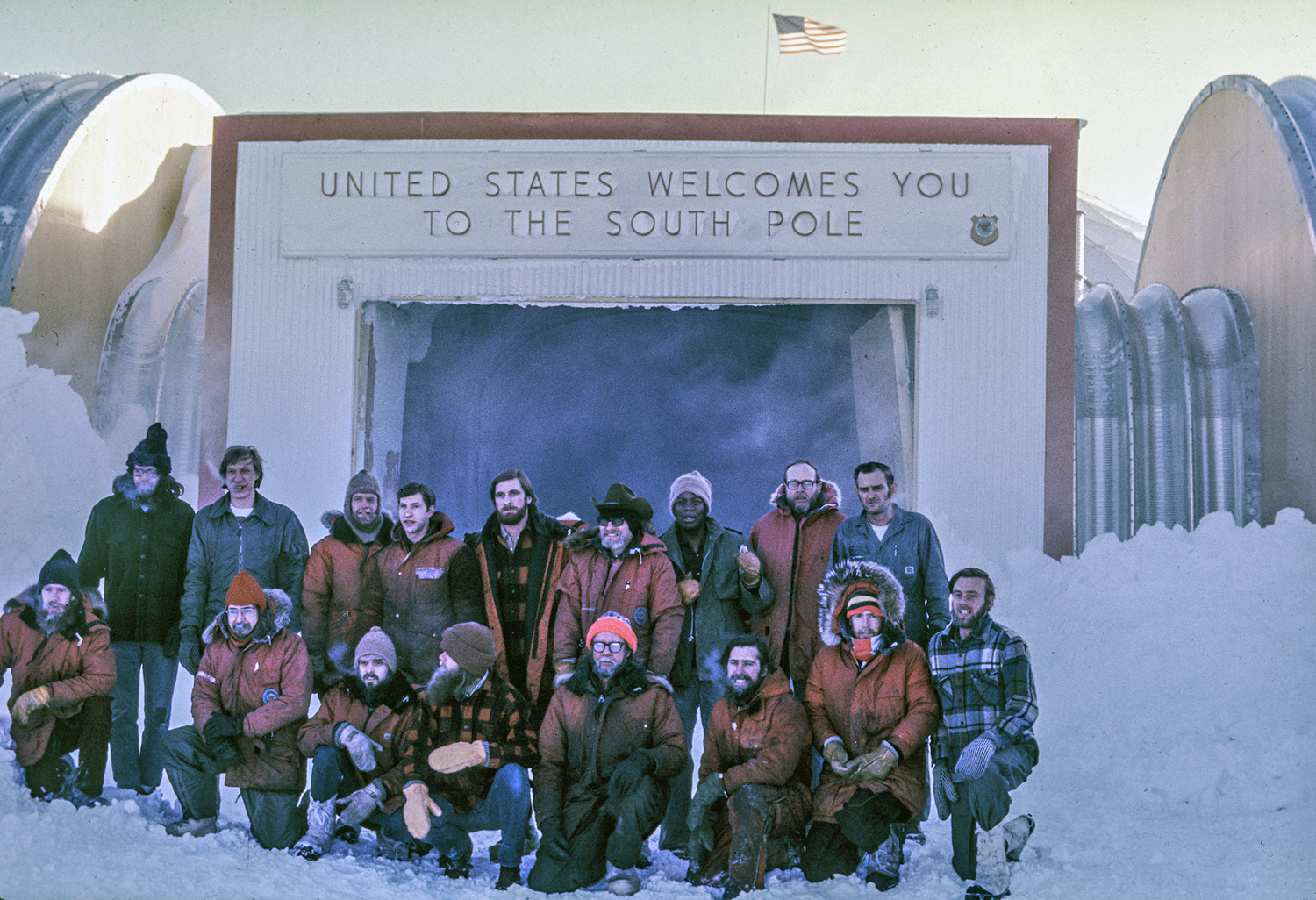 The 1974-75 South Pole winter over 'Pole Cat' crew