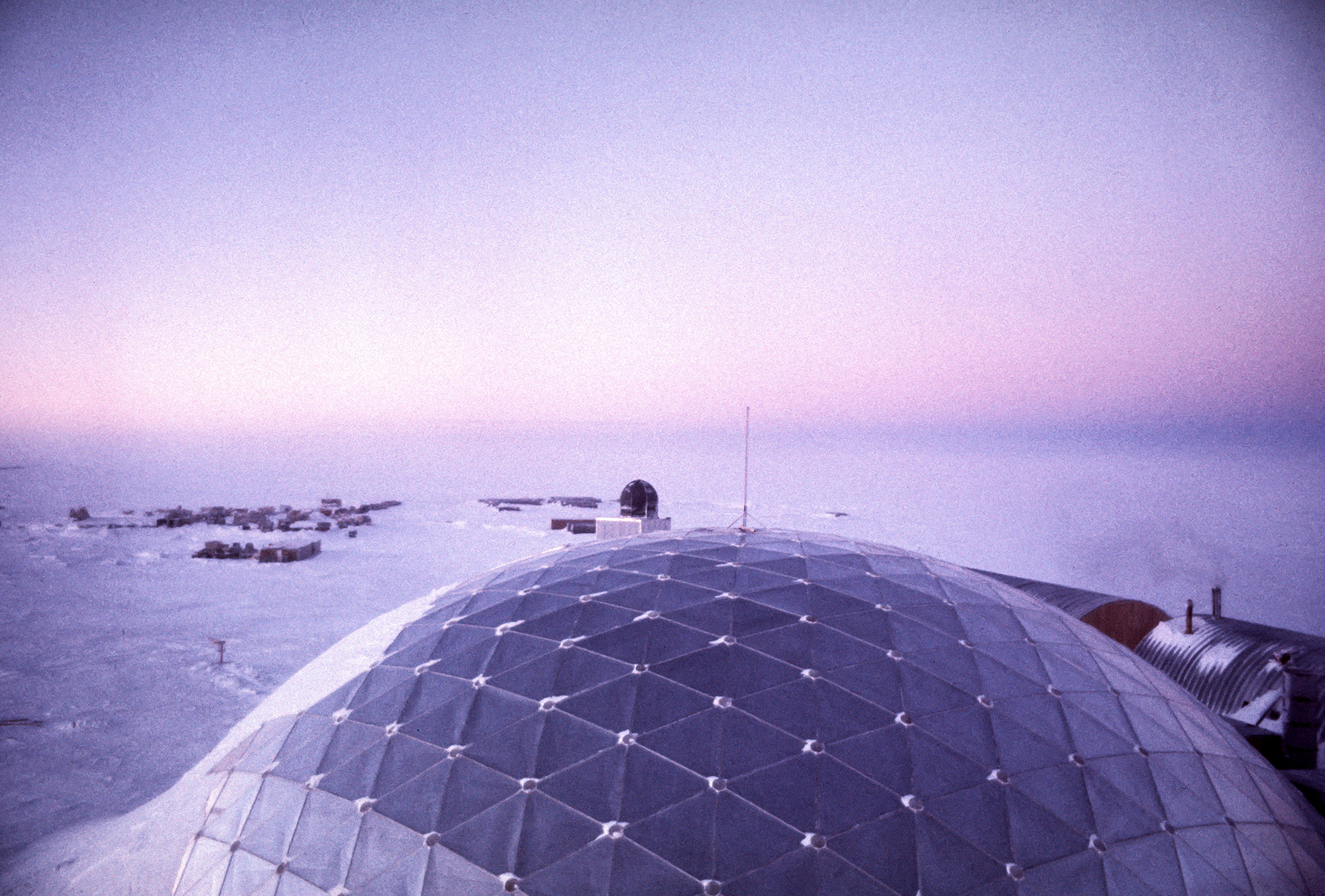 Sun-up at the South Pole