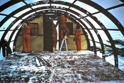 Erecting a Quonset hut - 5