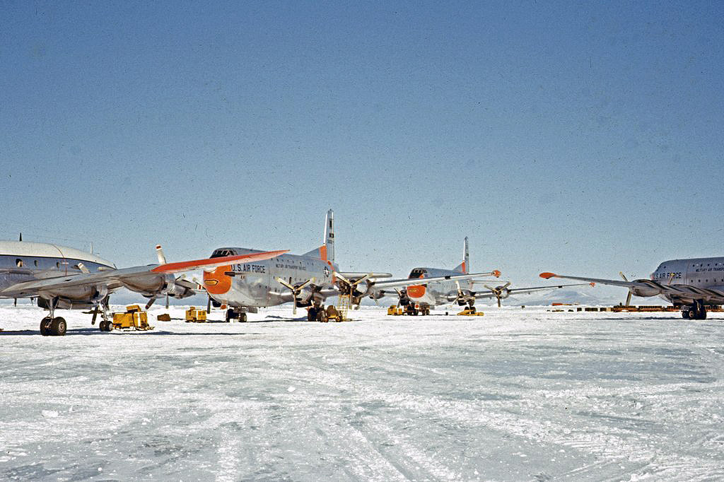 Aircraft at McMurdo 1963