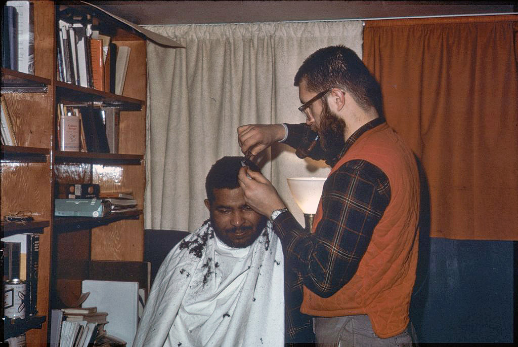 Hair cutting McMurdo 1963