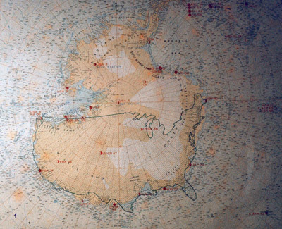Map of Antarctica