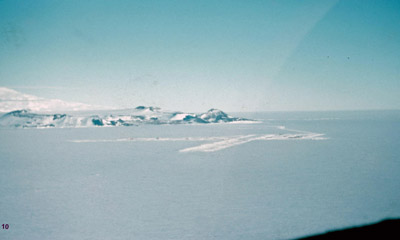 ]  Air strip of NAS McMurdo (Williams Field) from the air