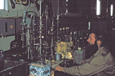 Oceanographic lab area at McMurdo