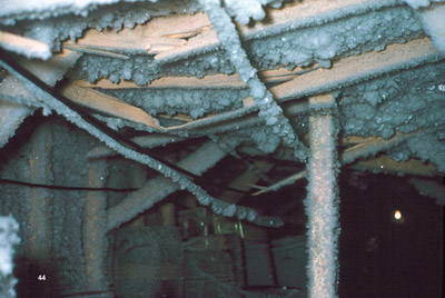 Tunnel again showing breaking of structures