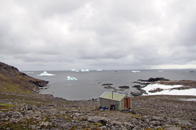 Foca hut and Foca cove