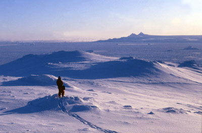 One the Ice Cap - Looking Towards the Sandefjords