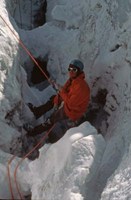 Practising Crevasse Rescue