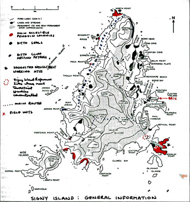 Signy sketch map