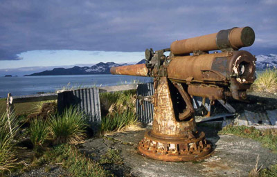 The Grytviken gun - Never fired in anger