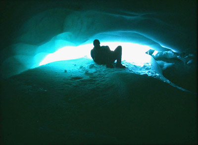 Inside an Ice Cave