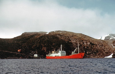 RSS Shackleton at Signy Island