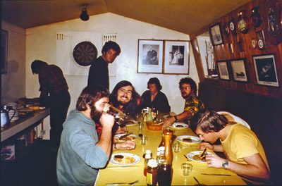 FIDS eating in dining room