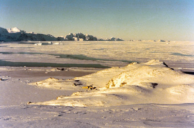 View from the ice cap looking east - August 3rd 1976