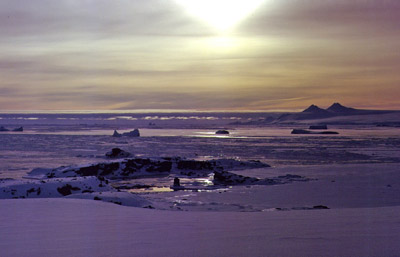 Winter seascape