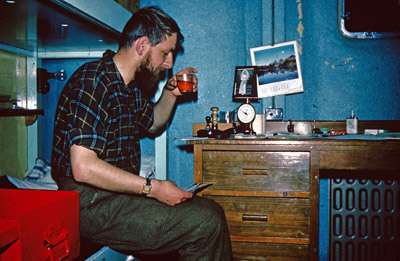  Pit Room- reading mail summer 67