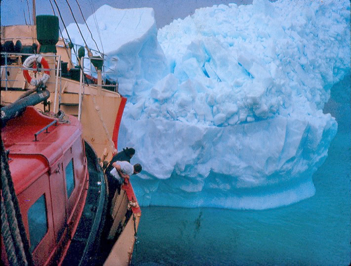 Approaching an iceberg