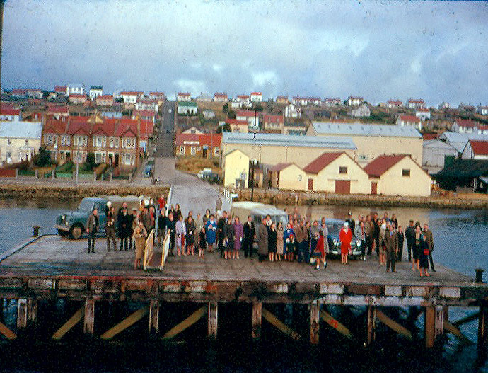 Arrival at Port Stanley, Falkland Islands