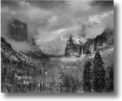 Ansel Adams - Clearing Winter Storm