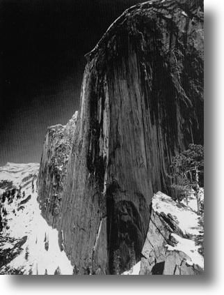 Monolith, the face of half dome, 1927 - Ansel Adams